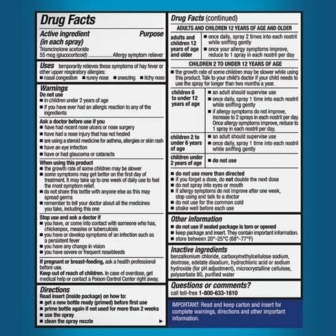 Nasacort Allergy 24 Hour Spray, 120 Sprays 0.57 fl oz in Saudi Arabia