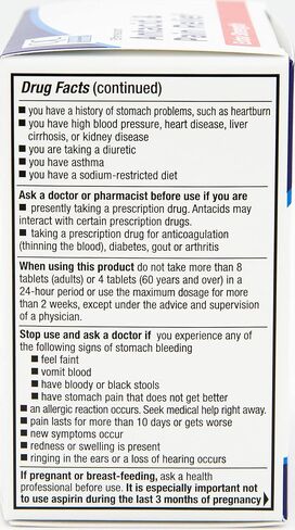 Quality Choice, Extra Strength Effervescent Antacid and Pain Relief Tablets, Relief from Acid Indigestion, Upset Stomach, Heartburn, Body Aches and More, 24 Effervescent Tablets in Saudi Arabia