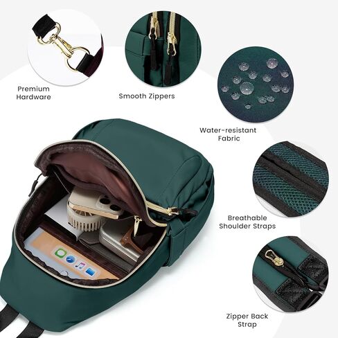 Sucipi Sling Bag Backpack for Women Men, Small Convertible Daypack Crossbody Bag, Water-resistant Chest Bag for Travel Hiking Sports, Black in Kuwait