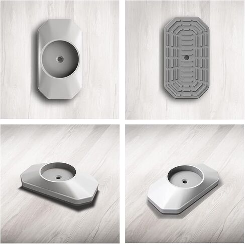 ICERO - Baby Gate Wall Protector - Protect Walls & Doorways from Pet & Dog Gates - for Child Pressure Mounted Stair Safety Gate- 4 Pack, White in Saudi Arabia