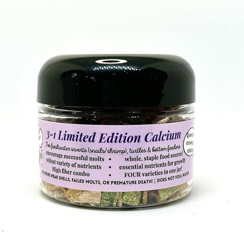 3-1 Limited Edition Calcium Tablets for Shrimp/Snails (Nutrition+Immunity+Protein) - KatsAquatics - 1.7 oz in Saudi Arabia