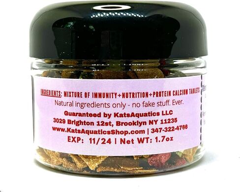 3-1 Limited Edition Calcium Tablets for Shrimp/Snails (Nutrition+Immunity+Protein) - KatsAquatics - 1.7 oz in Saudi Arabia