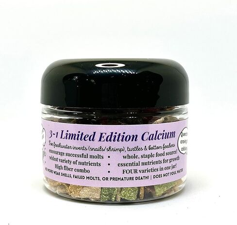 3-1 Limited Edition Calcium Tablets for Shrimp/Snails (Nutrition+Immunity+Protein) - KatsAquatics - 1.7 oz in Saudi Arabia