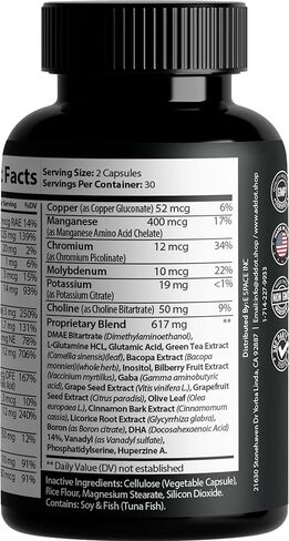 ADDOT WELLLIFE Neuro Brain - مكمل Nootropics Brain لذاكرة ألفا الدماغية ومكملات التركيز - دعم الدماغ لتحسين الذاكرة والتركيز والوضوح in Kuwait