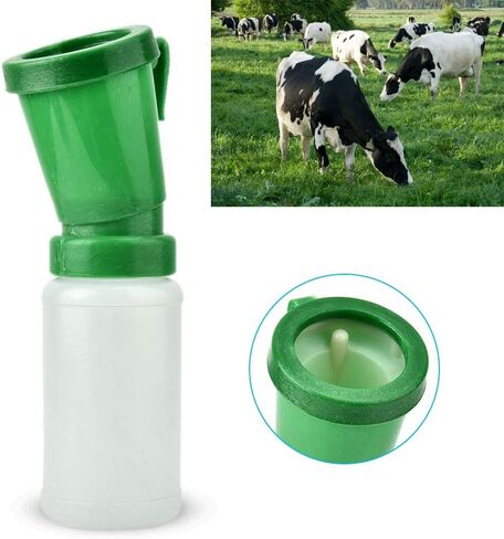 Teat Dip Cup, Goat Milk Cup Non Reflow Nipple Dip Cup Cow Sheep Goat Nipple Teat Green Milking Products in Saudi Arabia