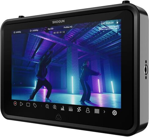 حزمة Atomos Shogun 7 بوصة HDR - مسجل 6K Raw مع Genaray 2 x NP-F770 بطاريات 4400 مللي أمبير في الساعة ومجموعة شواحن مدمجة 2 × ومناديل تنظيف الشاشة المضادة للكهرباء الساكنة in Saudi Arabia