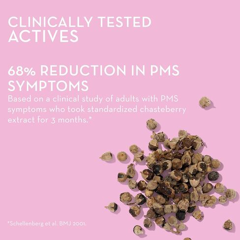 HUM Nutrition SOS PMS Gummies, Helps Relieve PMS Symptoms, Bloating Relief, Mood Swings, Hormonal Balance with Chasteberry Vitex PMS Gummies (30-Day Supply) in Saudi Arabia