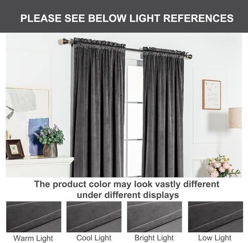 FY FIBER HOUSE Sunlight Block Velvet Blackout Vintage Curtains Rod Pocket Window Treatment Thermal Insulated Room Darkening Drapes for Bedroom Living Room 52Wx95L Inch Set of 2 Panels Olive Green in Kuwait