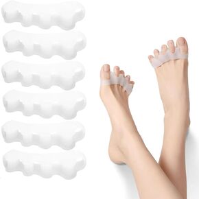 Toe Separators to Correct Bunions - Silicone Toe Spacers for Feet Men and Women, Toe Straighteners for Bunions and Hammertoe, Toe Stretchers for Yoga Practice,3 Packs in Saudi Arabia