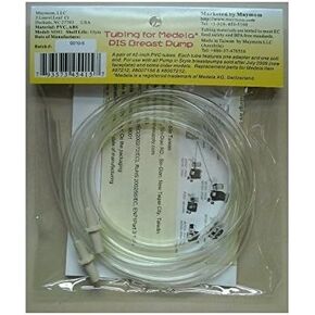 Replacement Tubing (1 Retail Pack of 2 Tubes) Compatible with Medela Pump in Style and New Pump in Style Advanced Breast Pump - 100% BPA Free (One Pack) in Saudi Arabia