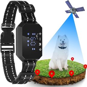 iMounTEK Wireless GPS Dog Fence Rechargeable Waterproof Electric Dog Collar 98-3280FT Adjustable Radius Pet Containment System Outdoor for Large Medium Dogs in Kuwait