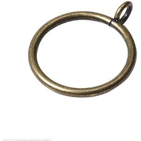 Jocon HD6038Q Drapery Curtain Rings, Eyelet Rings, 1.5 Inch Inner Diameter (40, Antique Bronze) in Kuwait