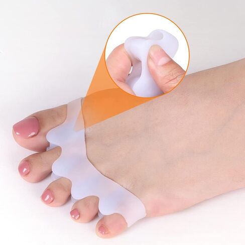 Toe Separators to Correct Bunions - Silicone Toe Spacers for Feet Men and Women, Toe Straighteners for Bunions and Hammertoe, Toe Stretchers for Yoga Practice,3 Packs in Saudi Arabia