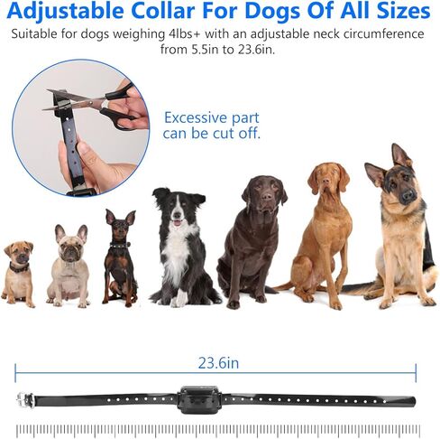 سياج كهربائي لاسلكي للكلاب من تيكهوم، نظام سياج للكلاب قابل لإعادة الشحن مع جهاز تحكم عن بعد، نطاق 131-722 قدم، نظام احتواء الكلاب المقاوم للماء IP67، طوق تدريب الكلاب غير ضار وقابل للتعديل للكلاب الصغيرة والمتوسطة والكبيرة in Kuwait