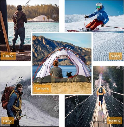 جوارب حرارية للرجال والنساء - جوارب ببطارية قابلة لاعادة الشحن بسعة كبيرة مع 3 اعدادات للتدفئة، جوارب تدفئة كهربائية للقدم للانشطة الخارجية في الشتاء in Kuwait