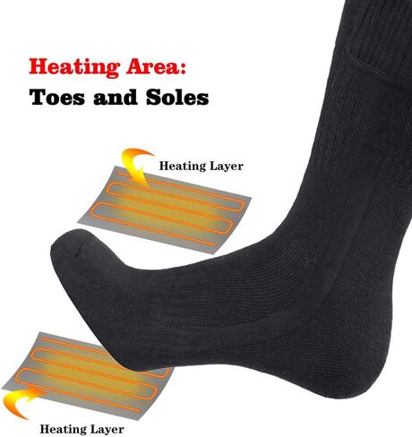 جوارب Smilodon المُدفأة، جوارب فقط، بدون ملحقات، زوج واحد in Kuwait