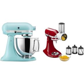 KitchenAid Artisan 5-Quart Stand Mixer with Pasta Roller and Cutter Set