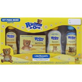 مجموعة ريستوس دي أورو للأطفال، بابونج، منتجات مضادة للحساسية، شامبو البابونج، قالب صابون، لوشن للجسم، كولونيا للجسم، 4 منتجات بالداخل، مجموعة واحدة in Kuwait