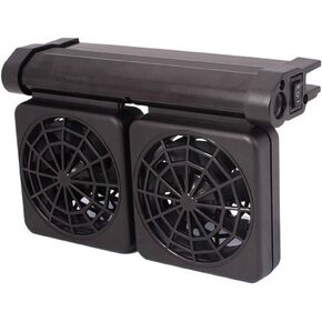 JANNIDE 2 Heads Aquarium Chillers Cooling Fan,Adjustable Aquarium Water Cooling Fan Fish Tank Cold Wind Chiller 2 Level for Salt/Fresh Water (2-Heads) in Saudi Arabia