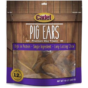 Cadet Butcher Treats Piggy Sticks for Dogs 6 oz