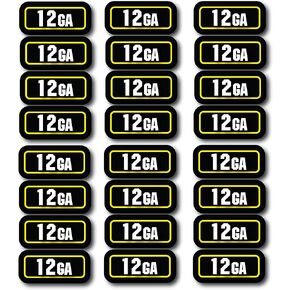 ملصقات حاويات الرصاص السائبة لعلب الذخيرة - 7 مل محمية ومغلفة من الأشعة فوق البنفسجية - ملصقات رسومية من الفينيل الفاخر مثالية لتخزين صندوق الذخيرة (10 مم، 1) in Kuwait