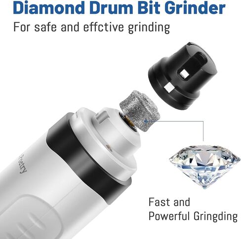 مطحنة أظافر الورود والشعر مع 2 مصباح LED و3 سرعات كهربائية قابلة للشحن لتشذيب أظافر الحيوانات الأليفة بدون ألم وتنعيم وتنعيم الكلاب والقطط الصغيرة والمتوسطة والكبيرة in Kuwait