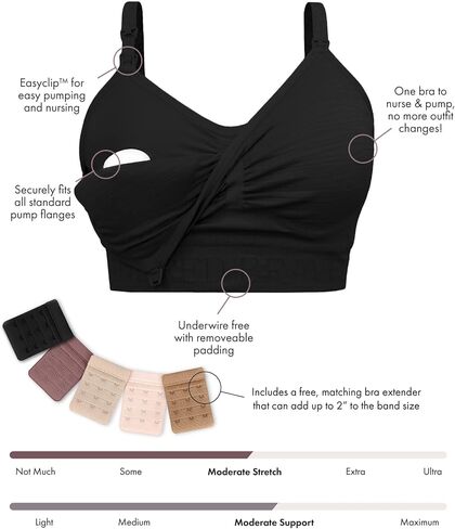 Kindred Bravely 3-Pack Hands Free Pumping Bra Wash, Wear, Spare Bundle (Medium) in Saudi Arabia