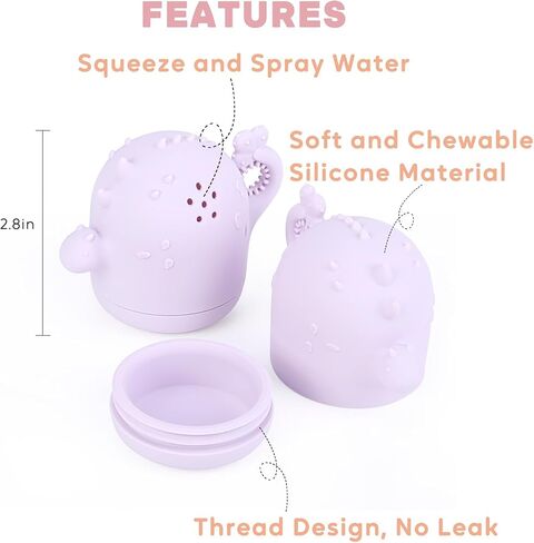Silicone Bath Toys, Squeezable Bathtub Toys for Toddle 6-12-18 Months+, Kids-Friendly Bath Toys, Baby Shower Toys for Kids 1-3 in Saudi Arabia