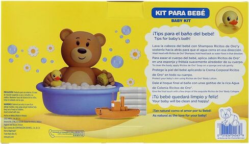 مجموعة ريستوس دي أورو للأطفال، بابونج، منتجات مضادة للحساسية، شامبو البابونج، قالب صابون، لوشن للجسم، كولونيا للجسم، 4 منتجات بالداخل، مجموعة واحدة in Kuwait