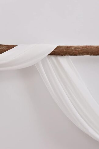 LINXTAR Wedding Arch Draping Fabric 30'' x 18FT Sheer Chiffon Arch Drape Backdrop 1 Panel Teal Drape for Summer Wedding Bridal Shower Baby Shower Photo Booth Church Birthday Party Outdoor Decoration in Saudi Arabia