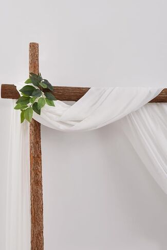 LINXTAR Wedding Arch Draping Fabric 30'' x 18FT Sheer Chiffon Arch Drape Backdrop 1 Panel Teal Drape for Summer Wedding Bridal Shower Baby Shower Photo Booth Church Birthday Party Outdoor Decoration in Saudi Arabia