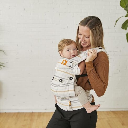 Baby Tula Explore Baby Carrier 7-45 LB, Adjustable Newborn to Toddler Carrier, Multiple Ergonomic Positions, Front and Back Carry, Hemp - Agate in Kuwait