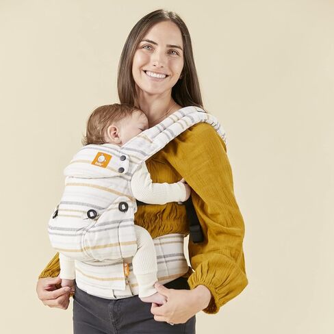Baby Tula Explore Baby Carrier 7-45 LB, Adjustable Newborn to Toddler Carrier, Multiple Ergonomic Positions, Front and Back Carry, Hemp - Agate in Kuwait