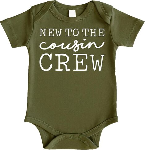 Cousin Crew Cursive T-Shirts and Bodysuits for Baby and Toddler Fun Family Matching Outfits in Saudi Arabia