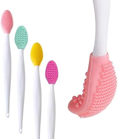 انتول راس ناعم من السيليكون للحيوانات الاليفة مع فرشاة اسنان لتنظيف اسنان الكلاب والقطط والعناية الصحية (4 حدائق) in Kuwait