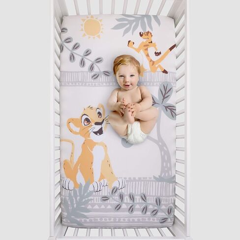 Disney Winnie The Pooh - Classic Pooh - Ivory, Tan and White Photo Op Fitted Crib Sheet in Saudi Arabia