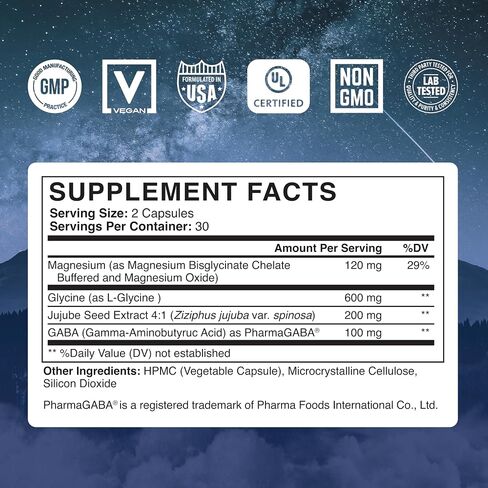 Abundant Earth Natural Sleep Aid for Adults Minding Down Sleep Support Supplement Max Strength Deep Sleep Supplement Without Melatonin to Calm & Restore The Sleeping Cycle + Magnesium, GABA 60ct in Saudi Arabia
