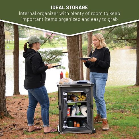 تيمبر ريدج خزانة تخييم سريعة الطي من روبينيا، رمادي in Kuwait