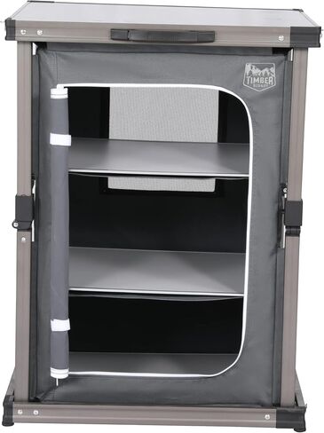 تيمبر ريدج خزانة تخييم سريعة الطي من روبينيا، رمادي in Kuwait