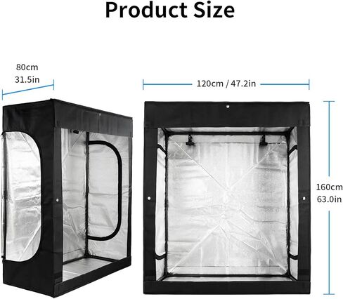 صندوق صور كبير سيلنز، 157.52 سم × 119.38 سم × 78.74 سم خيمة تصوير ذات إضاءة قابلة للتعديل مع 6 شرائط إضاءة LED، إضاءة مستمرة للفيديو مع 2 مشبك خلفية وحلقة in Kuwait