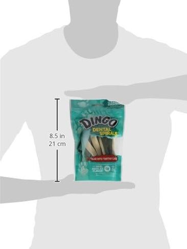 Dingo Tartar and Breath Dental Spirals for All Dogs, 15-Count in Saudi Arabia