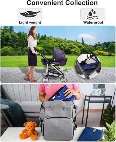 Baby Diaper Changing Pads, 2Pack Portable Changing Pad for Newborn Girl & Boy, Waterproof Travel Baby Changing Mat - Lightweight & Compact (Blue CX, Pure Blue) in Kuwait