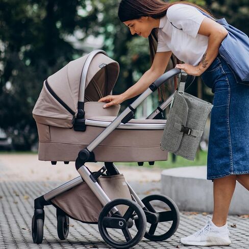 Diaper Changing Pad, Portable Changing Pad for Baby - Diaper Bag and Travel Changing Station | 2 in 1 Changing Mat & a Cooler | Baby Shower Registry | Newborn Baby Essentials - Unisex Baby Gifts in Saudi Arabia