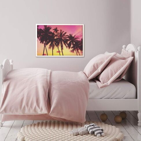 Gallery Solutions 10" x 20" White Wood Wall Poster Frame in Kuwait