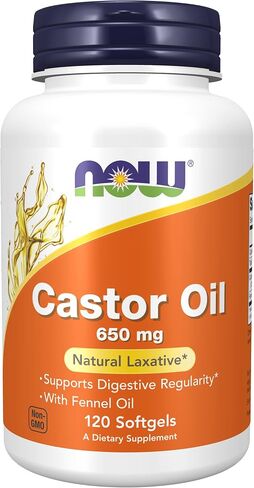 Castor Oil 650mg 120 Softgels (Pack of 2) in Saudi Arabia