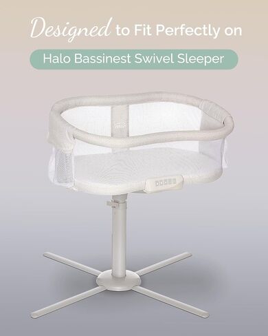 ملاءات سرير TotCare المجهزة متوافقة مع مرتبة Halo Bassinest Swivel Sleeper - ناعمة زبدانية، مريحة حريرية، ملاءات سرير من نسيج جيرسي قابل للتمدد - سماوي + وردي شاحب + سحابة، 3 عبوات in Kuwait
