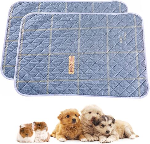 تي اف وادمكس بطانات لقفص الخنزير الغيني قابلة للغسل ومضادة للماء وممتصة للتبول للحيوانات الصغيرة والهامستر والارنب والهيلا والقوارض والارنب والقطط والكلاب in Kuwait