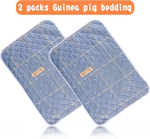 تي اف وادمكس بطانات لقفص الخنزير الغيني قابلة للغسل ومضادة للماء وممتصة للتبول للحيوانات الصغيرة والهامستر والارنب والهيلا والقوارض والارنب والقطط والكلاب in Kuwait
