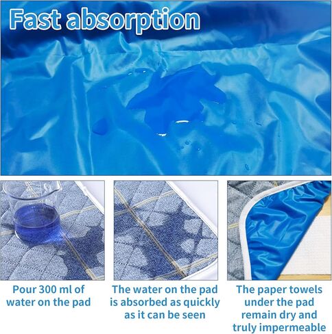 تي اف وادمكس بطانات لقفص الخنزير الغيني قابلة للغسل ومضادة للماء وممتصة للتبول للحيوانات الصغيرة والهامستر والارنب والهيلا والقوارض والارنب والقطط والكلاب in Kuwait