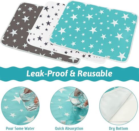BNOSDM Guinea Pig Cage Liners 3 Packs Reusable Small Animals Pee Pads Washable Guinea Pig Bedding Highly Absorbent Cage Mats for Rabbits Hamsters Rats and Other Small Pets in Saudi Arabia